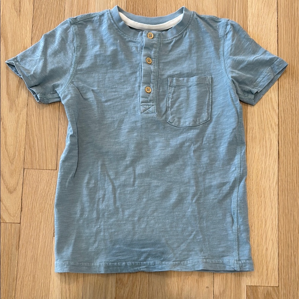 Mini Boden BoysBlue Henley Shirt